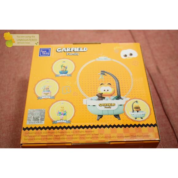 Pantasy Garfield Family Cozy Bath Buildable Brick Block Set 86802 - Picture 4 of 6
